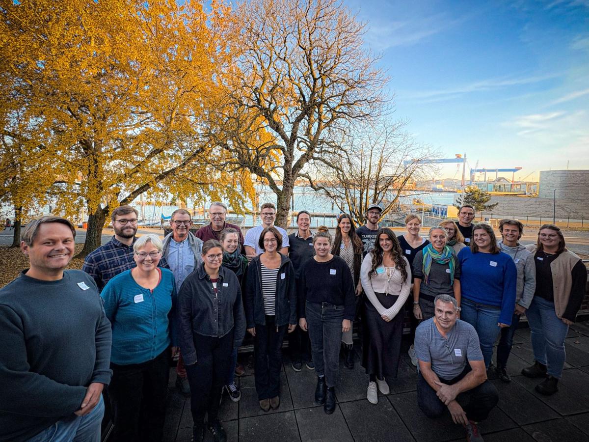 A group photo of fish experts who attended the workshop.