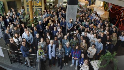Participants of the ISWSS photographed from a higher angle.